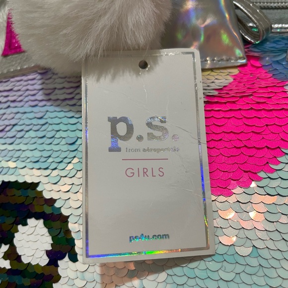 ✨p.s. by Aeropostale✨Unicorn Flip Sequins✨Kid’s Insulated Reusable Lunch Bag✨ - Picture 8 of 13